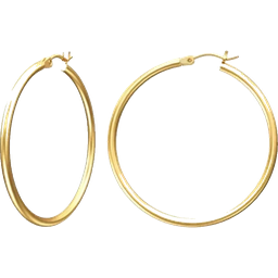 14k Gold Hoops